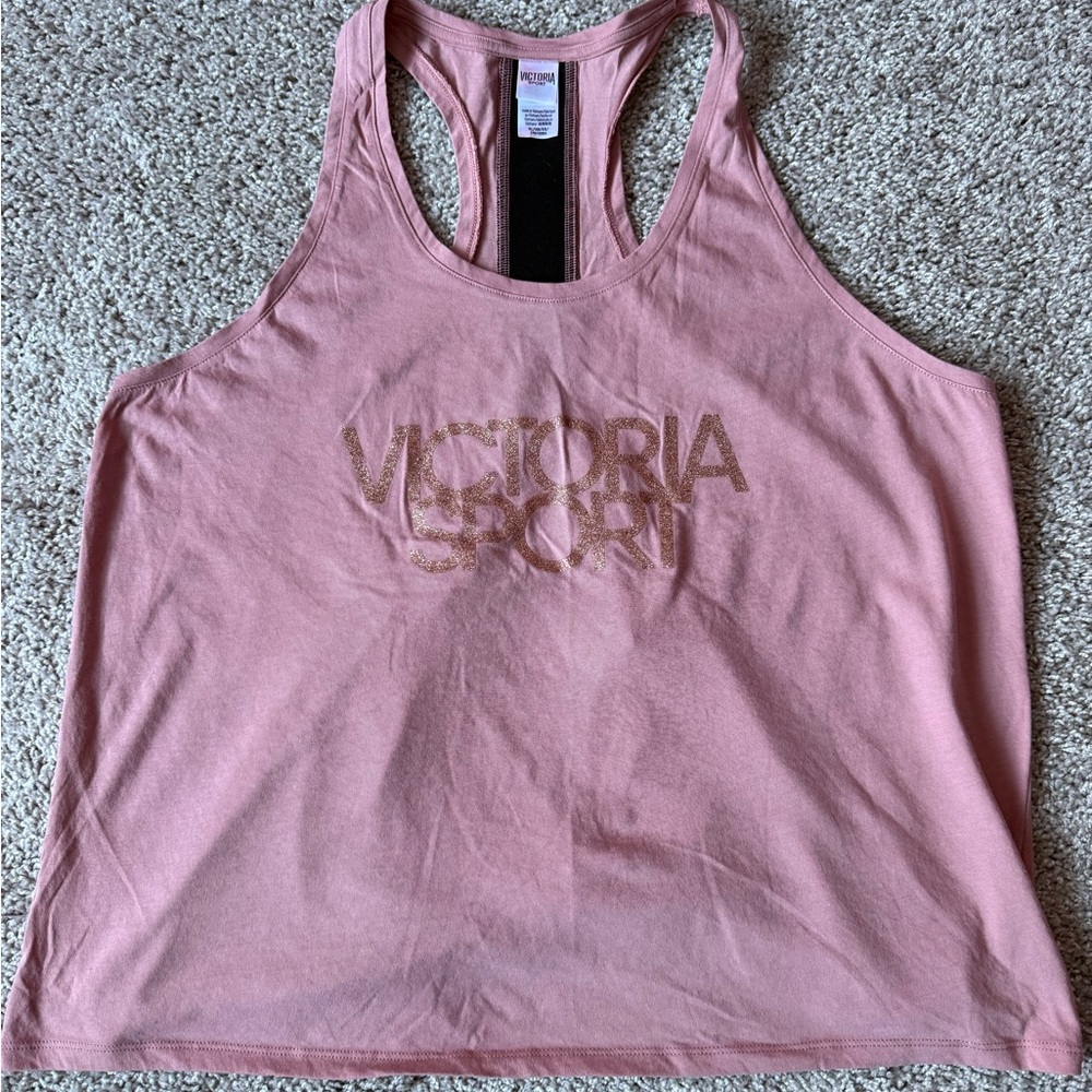 Victoria Sport Pink Racerback Tank Top
